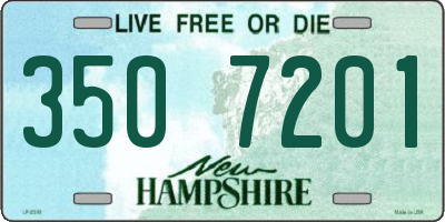NH license plate 3507201