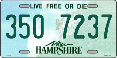 NH license plate 3507237