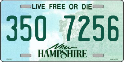 NH license plate 3507256