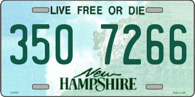 NH license plate 3507266