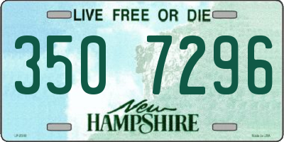 NH license plate 3507296