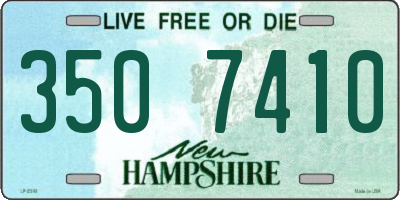 NH license plate 3507410