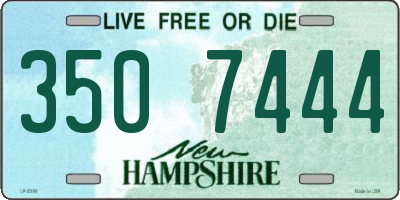 NH license plate 3507444