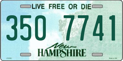 NH license plate 3507741
