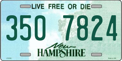 NH license plate 3507824