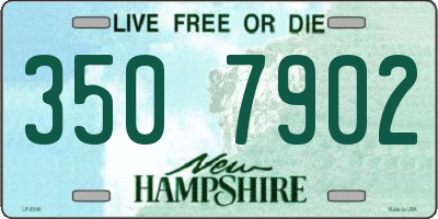 NH license plate 3507902