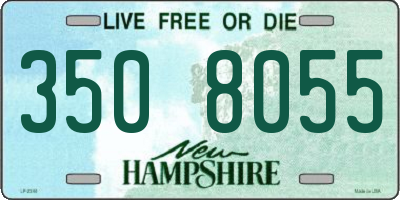 NH license plate 3508055
