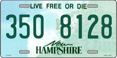 NH license plate 3508128