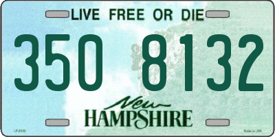 NH license plate 3508132