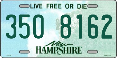 NH license plate 3508162