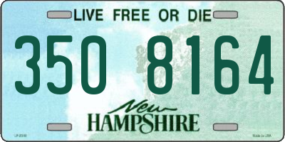 NH license plate 3508164
