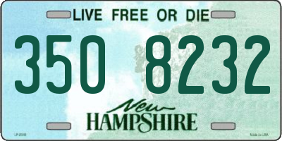NH license plate 3508232