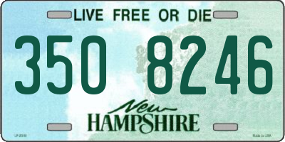 NH license plate 3508246