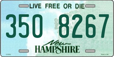 NH license plate 3508267