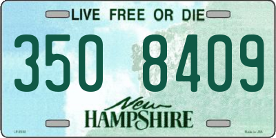 NH license plate 3508409