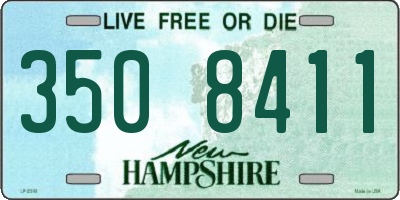 NH license plate 3508411