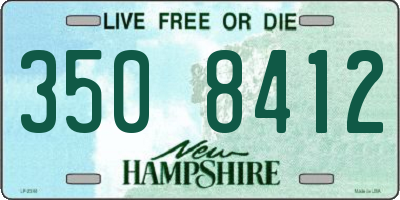 NH license plate 3508412