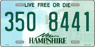 NH license plate 3508441