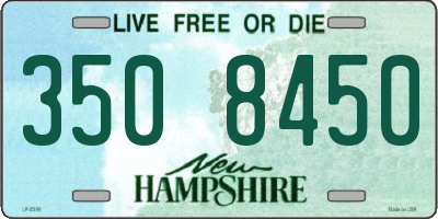 NH license plate 3508450