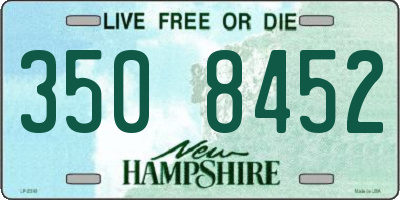 NH license plate 3508452