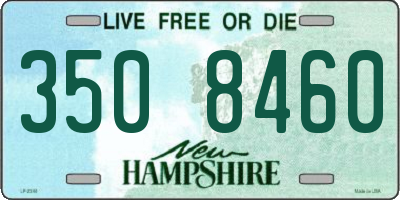 NH license plate 3508460