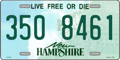 NH license plate 3508461