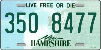 NH license plate 3508477