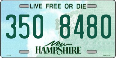 NH license plate 3508480