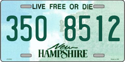 NH license plate 3508512