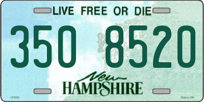 NH license plate 3508520