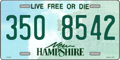 NH license plate 3508542