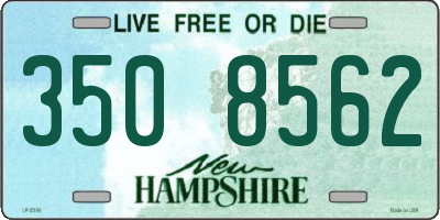 NH license plate 3508562