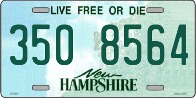 NH license plate 3508564