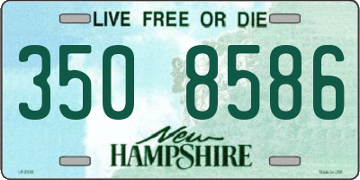 NH license plate 3508586