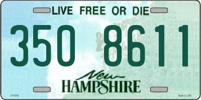 NH license plate 3508611