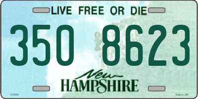 NH license plate 3508623