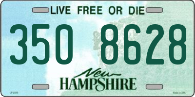 NH license plate 3508628