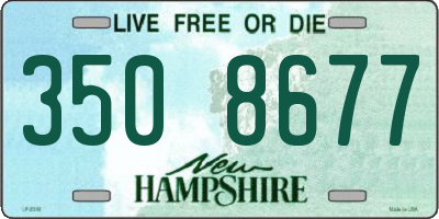 NH license plate 3508677