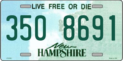 NH license plate 3508691