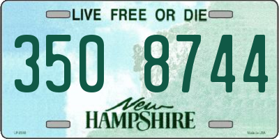 NH license plate 3508744