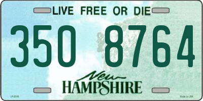 NH license plate 3508764