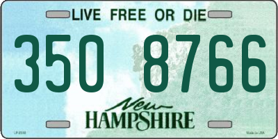 NH license plate 3508766