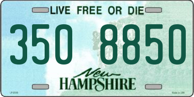 NH license plate 3508850