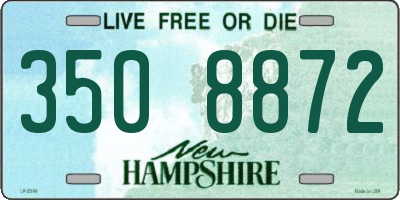 NH license plate 3508872