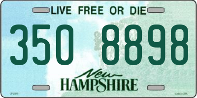 NH license plate 3508898