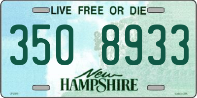 NH license plate 3508933