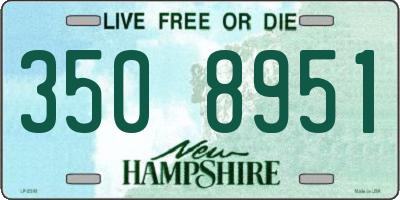 NH license plate 3508951