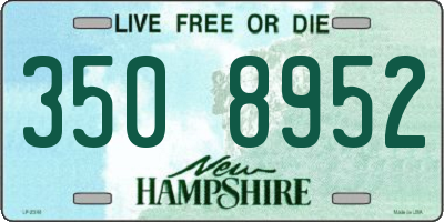 NH license plate 3508952