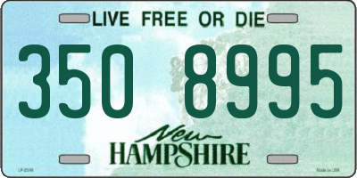 NH license plate 3508995