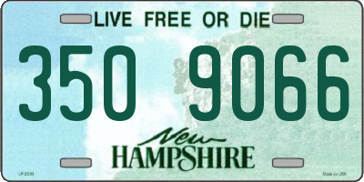 NH license plate 3509066
